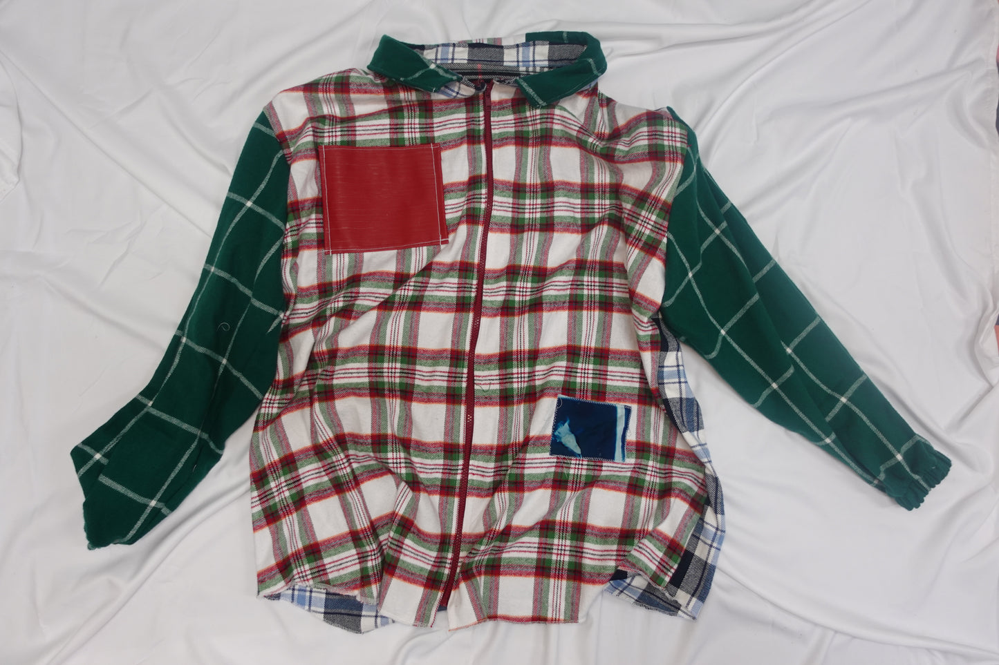 Long Sleeve Flannel Zip Up