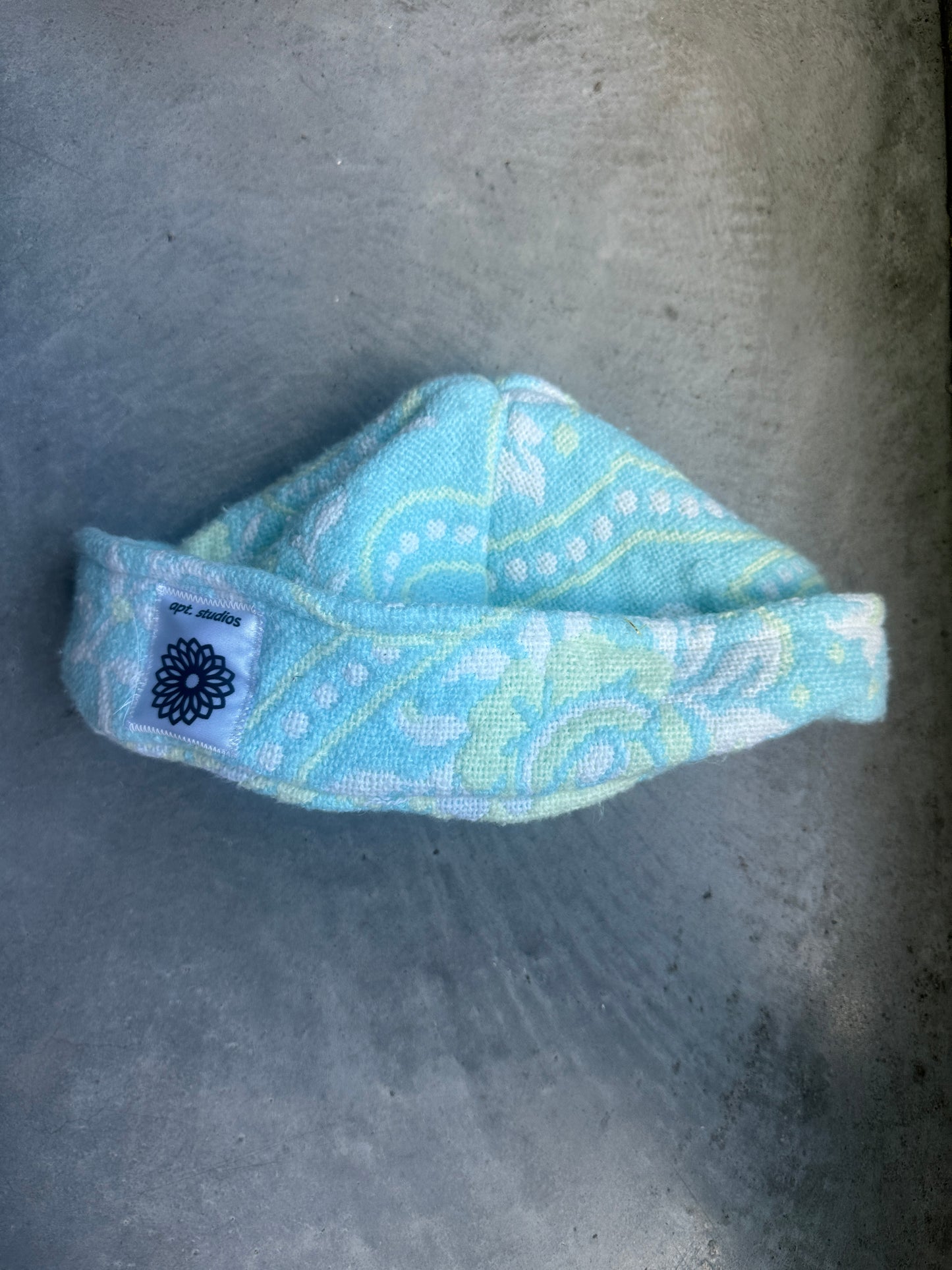 Baby Blue & Yellow Woven Cap