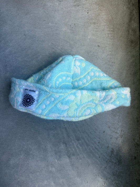 Baby Blue & Yellow Woven Cap